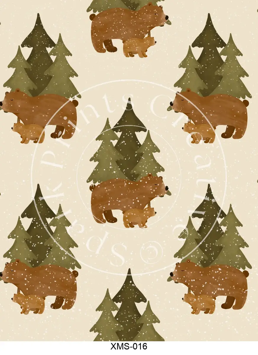 Christmas Patterns Transfer Sheet Image XMS-016