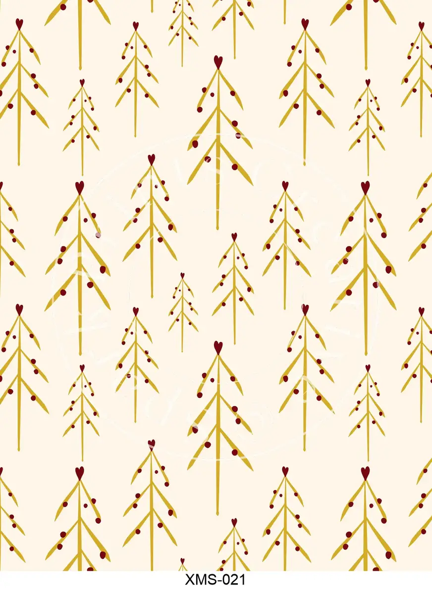 Christmas Patterns Transfer Sheet Image XMS-021