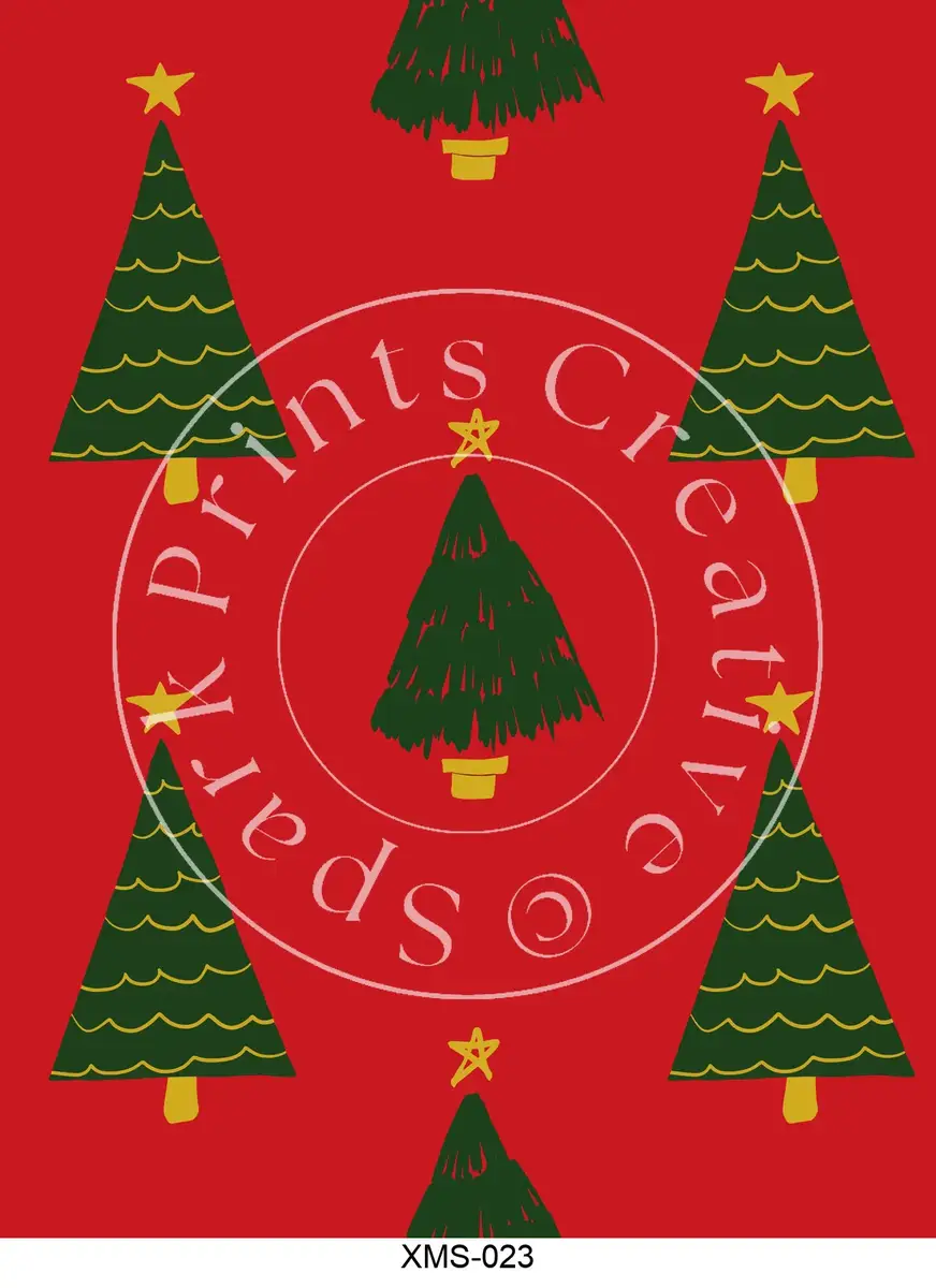 Christmas Patterns Transfer Sheet Image XMS-023