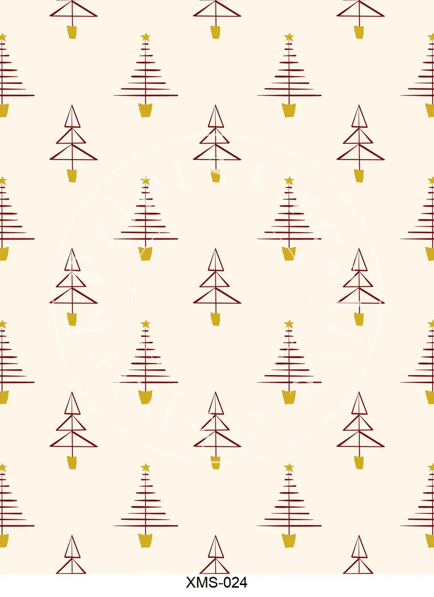 Christmas Patterns Transfer Sheet Image XMS-024