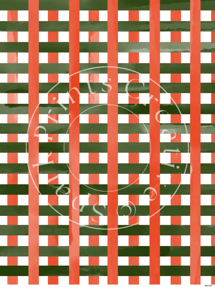 Christmas Patterns Transfer Sheet Image XMS-055