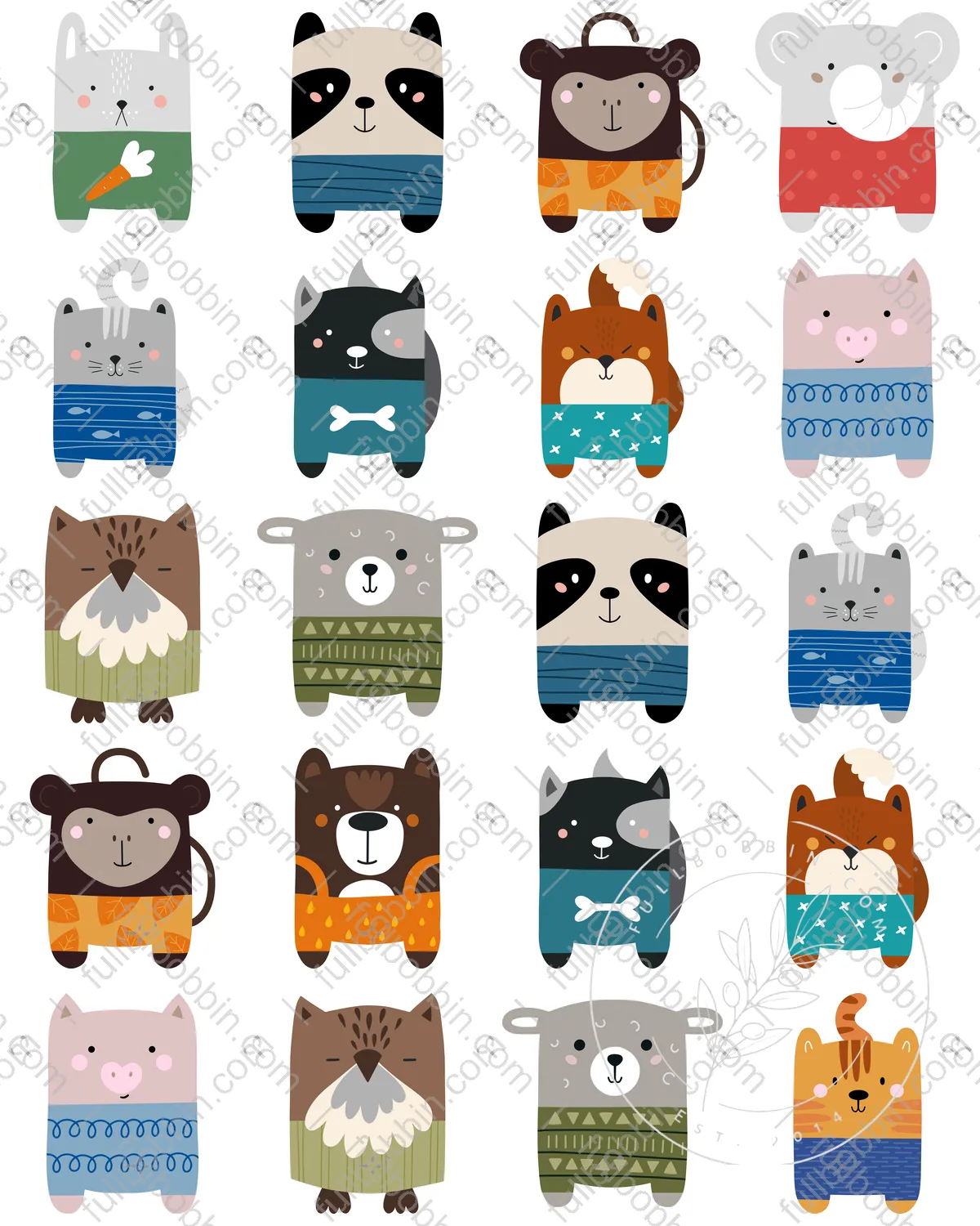 Patooties Charms Set for Water Soluble Paper