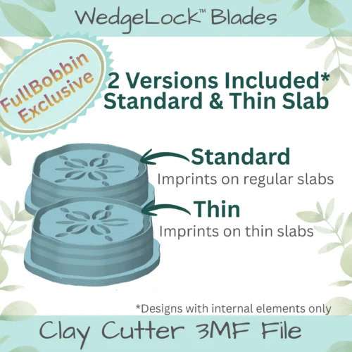 standard & thin polymer clay cutter varieties