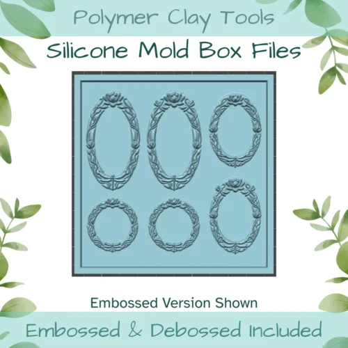 Dragonfly Frames Silicone Mold Box to 3D Print - Image 3