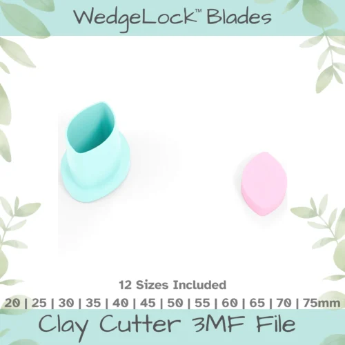 Leaf Polymer Clay Cutter - 12 Sizes - Image 3