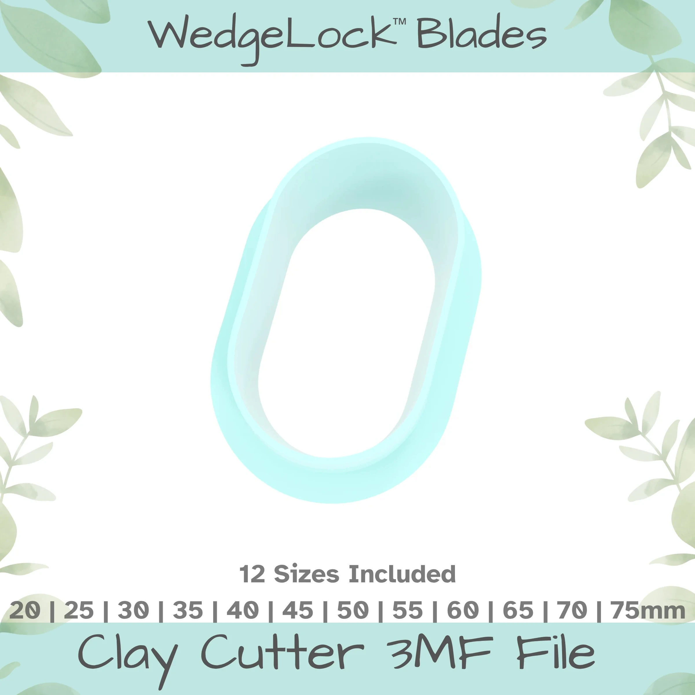 Pill Polymer Clay Cutter - 12 Sizes