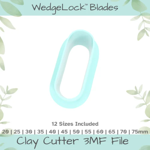 Pill Tall Polymer Clay Cutter - 12 Sizes - Image 1