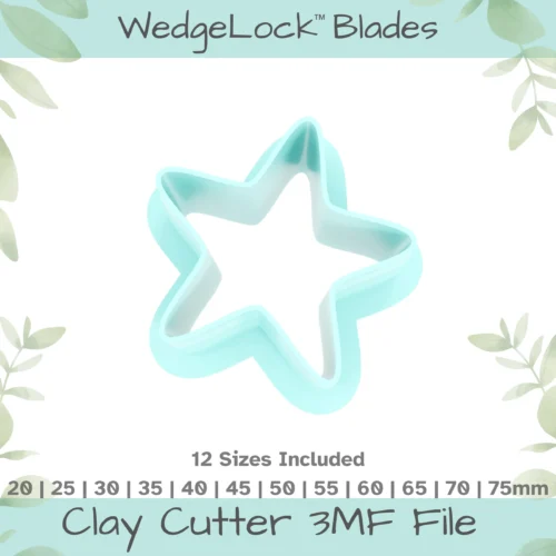 Star Polymer Clay Cutter - 12 Sizes - Image 1