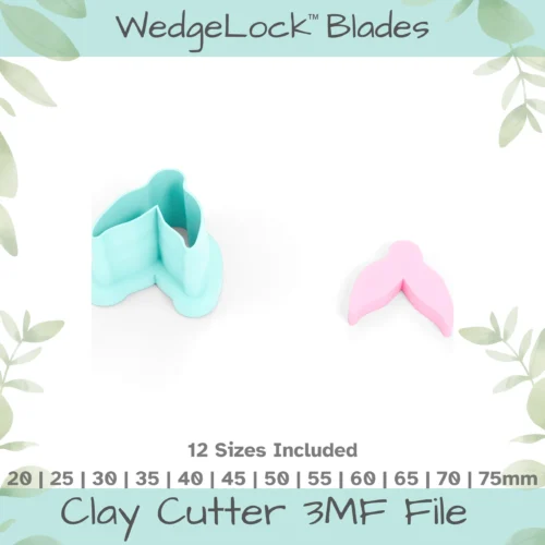 Mermaid Tail Long Polymer Clay Cutter - 12 Sizes - Image 3