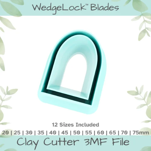 Arch Frame Cutout Polymer Clay Cutter - 12 Sizes - Image 1