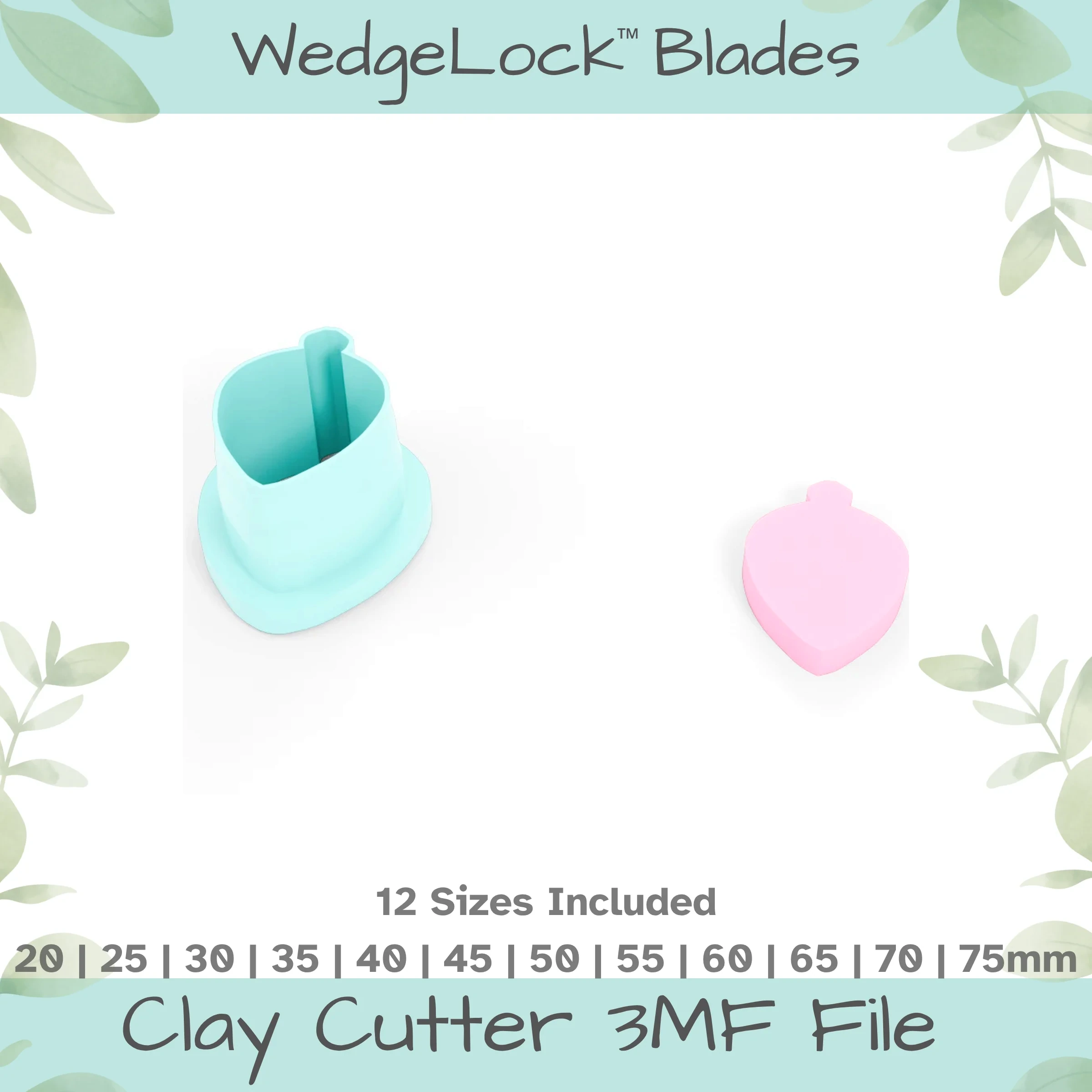 Acorn No. 3 Polymer Clay Cutter - 12 Sizes