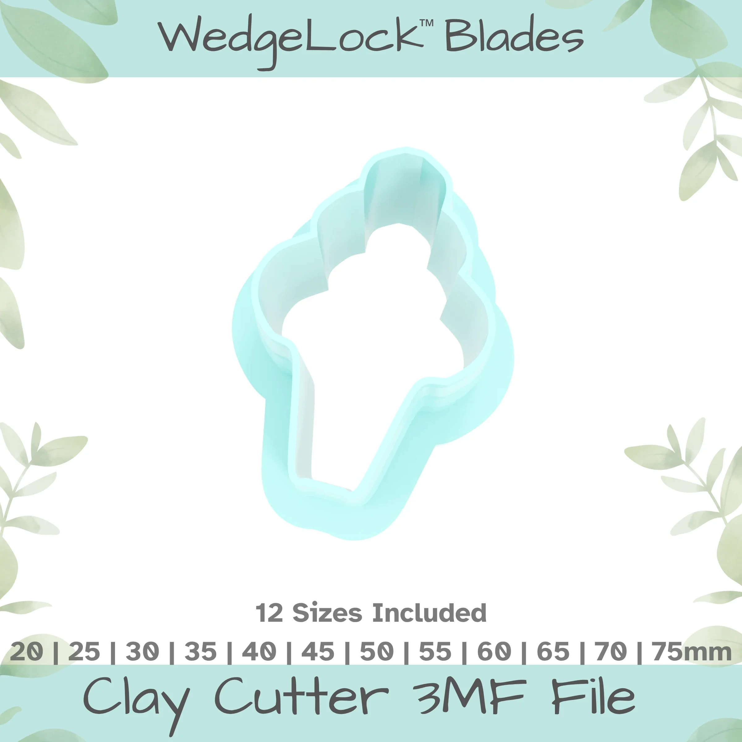 Cone Polymer Clay Cutter - 12 Sizes