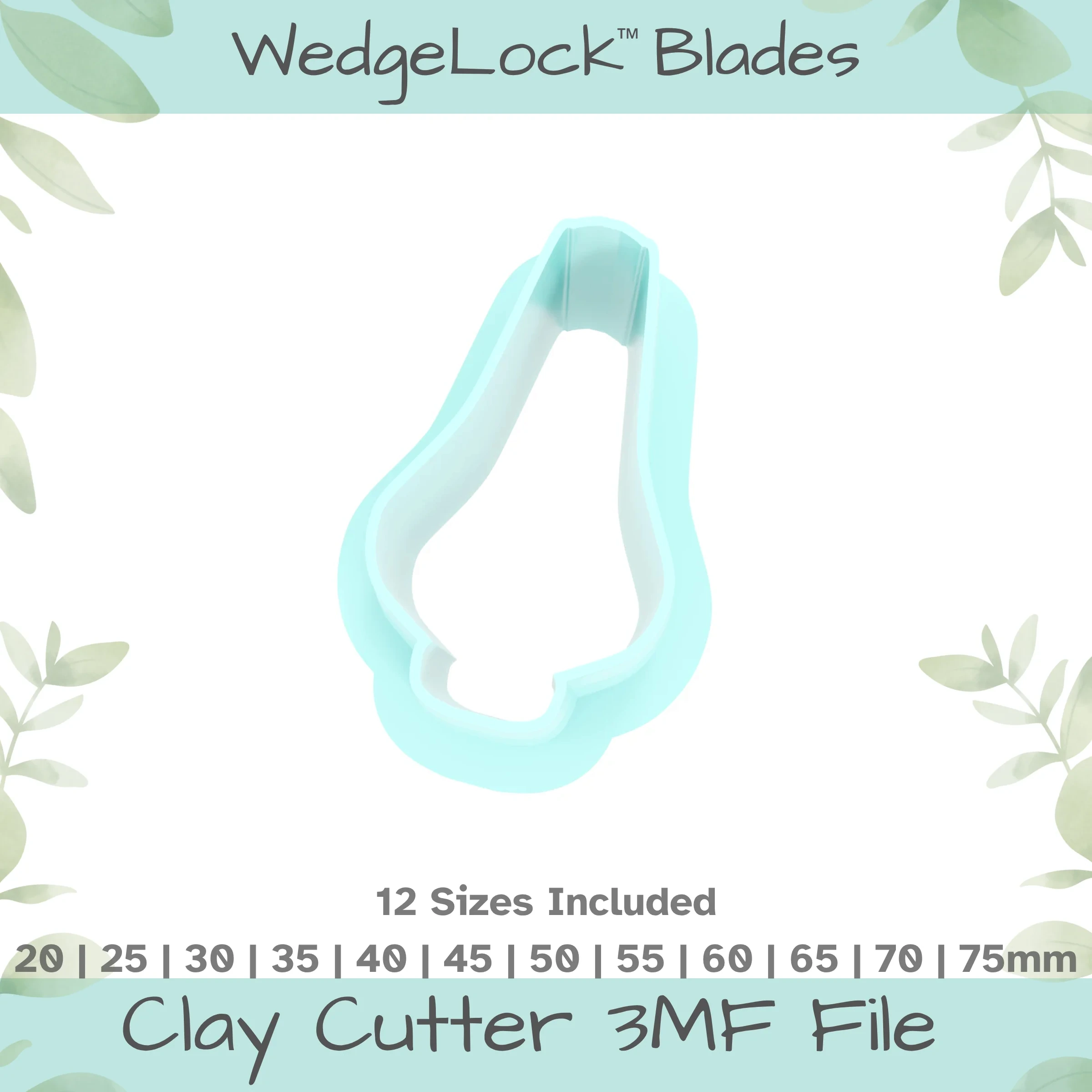 Finial No. 10 Polymer Clay Cutter - 12 Sizes