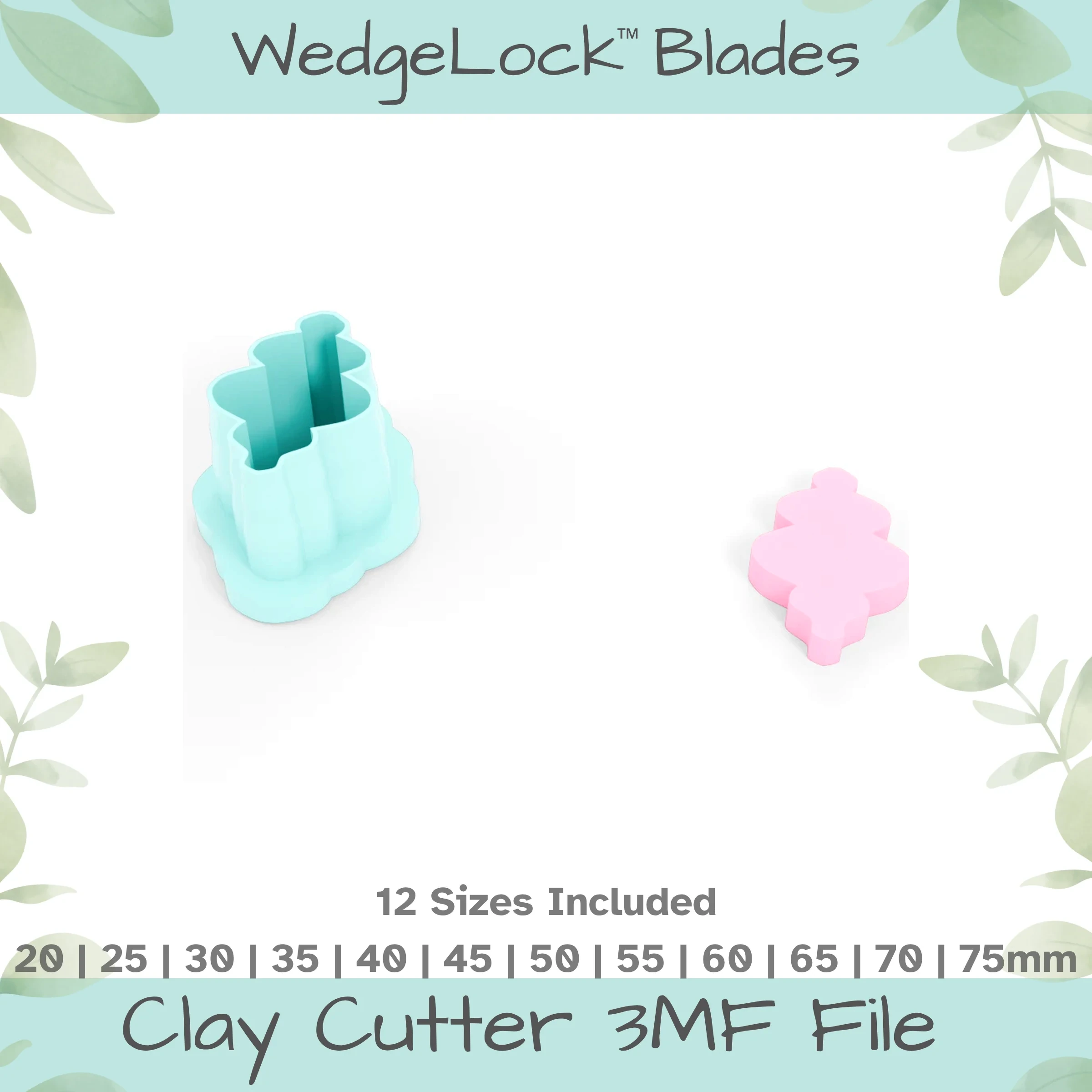 Finial No. 20 Polymer Clay Cutter - 12 Sizes