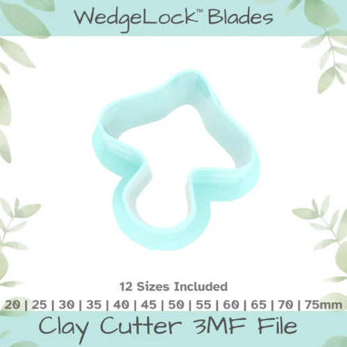 Mushroom No. 5 Polymer Clay Cutter - 12 Sizes - Image 1