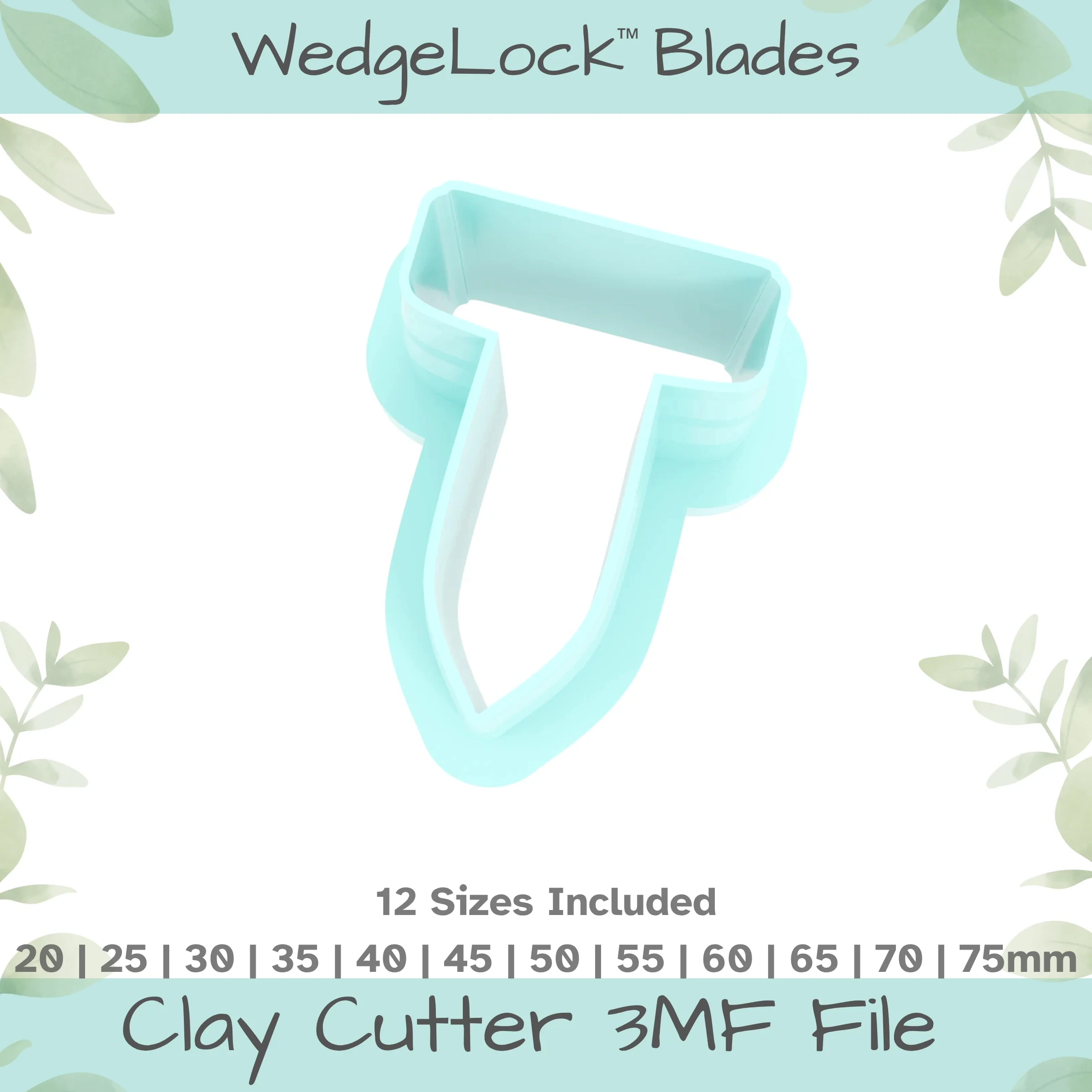 Nail Polymer Clay Cutter - 12 Sizes