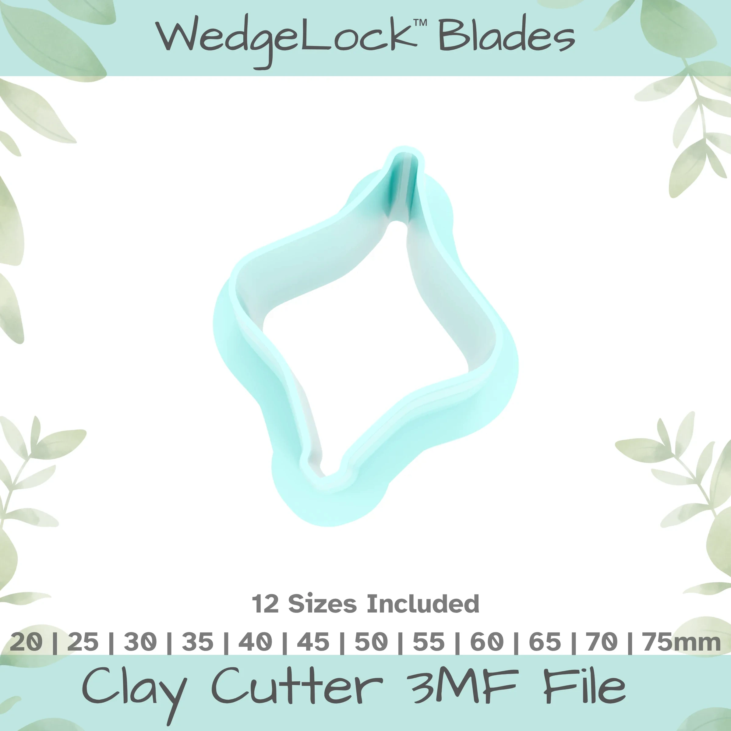 Ornament No. 17 Polymer Clay Cutter - 12 Sizes