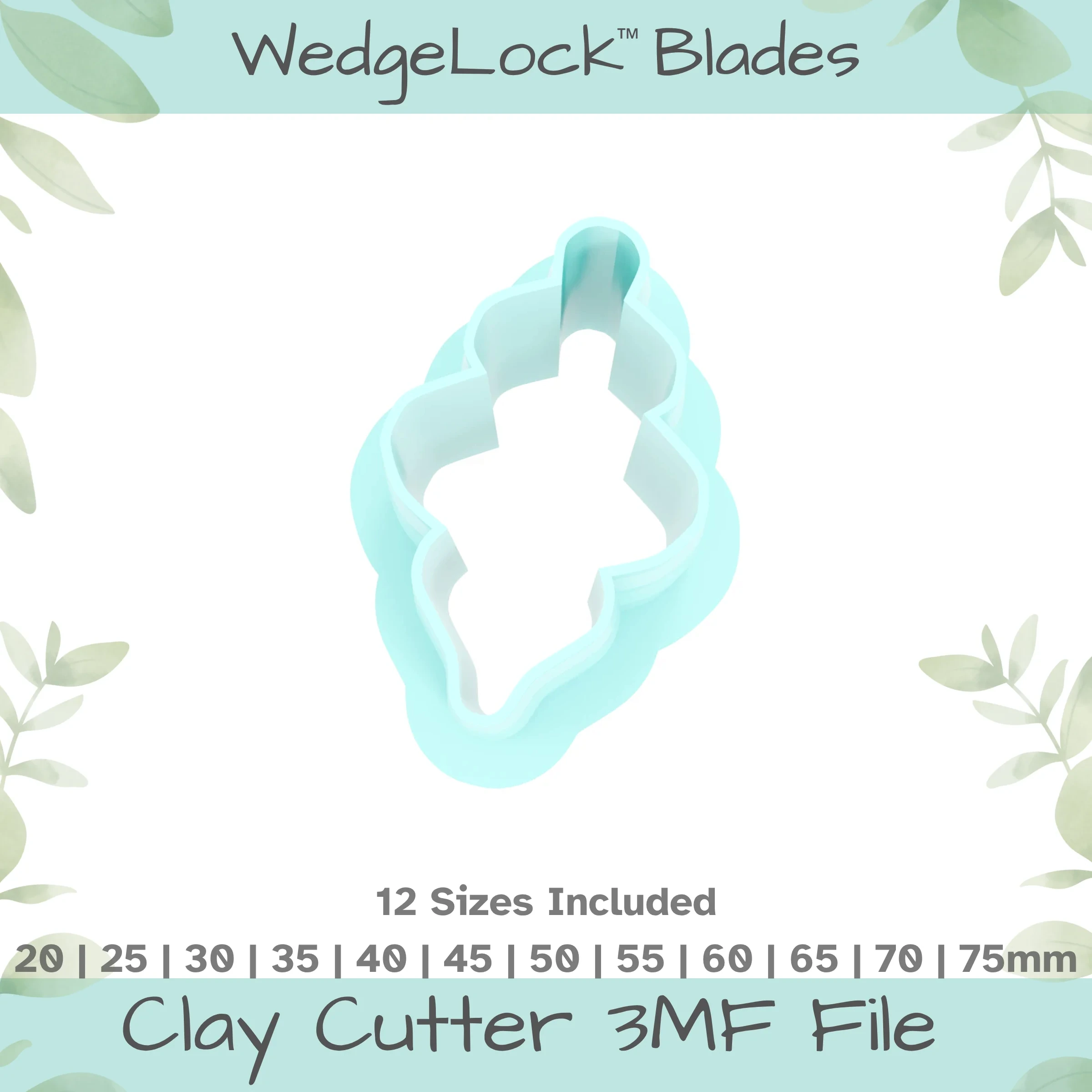 Ornament No. 35 Polymer Clay Cutter - 12 Sizes