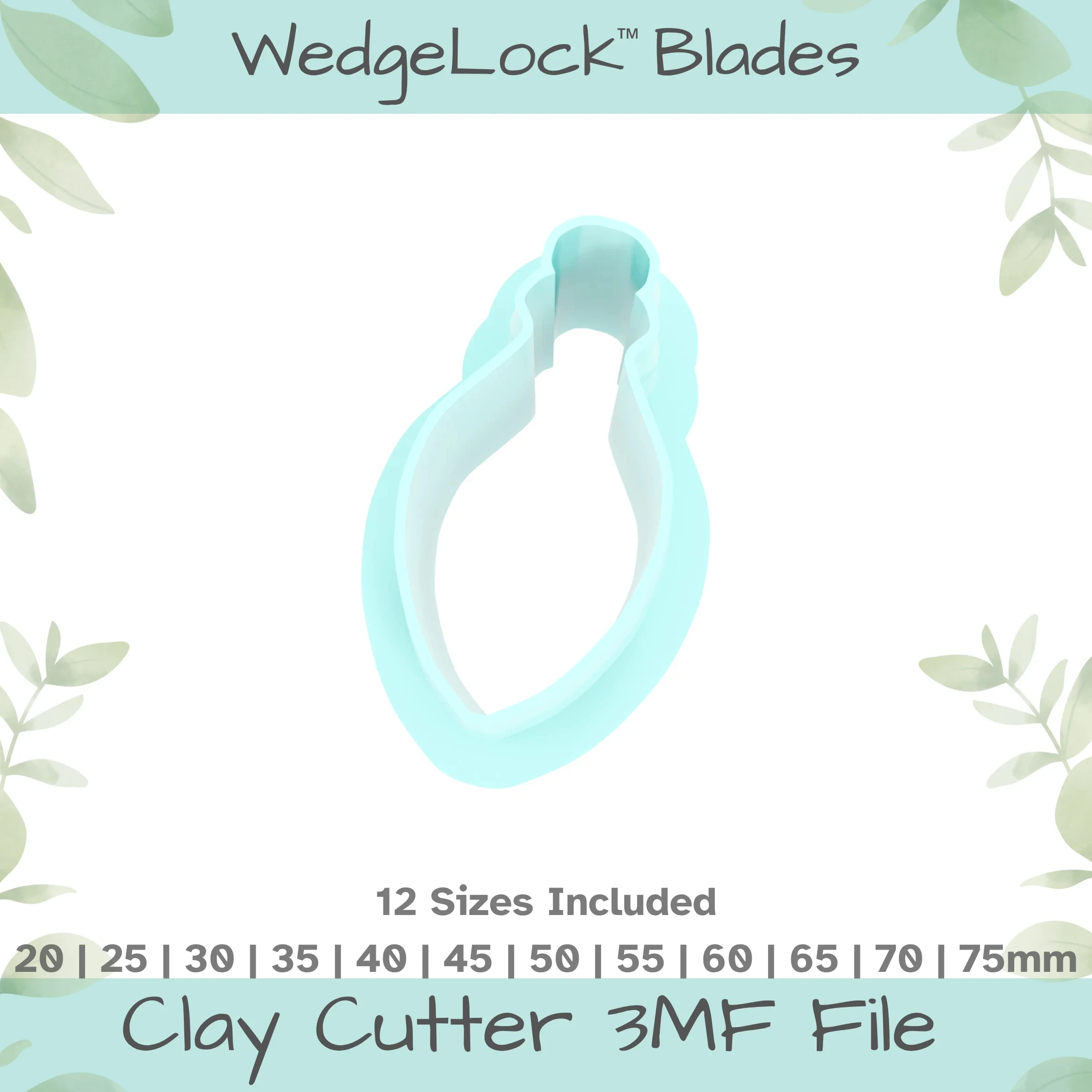 Ornament No. 37 Polymer Clay Cutter - 12 Sizes