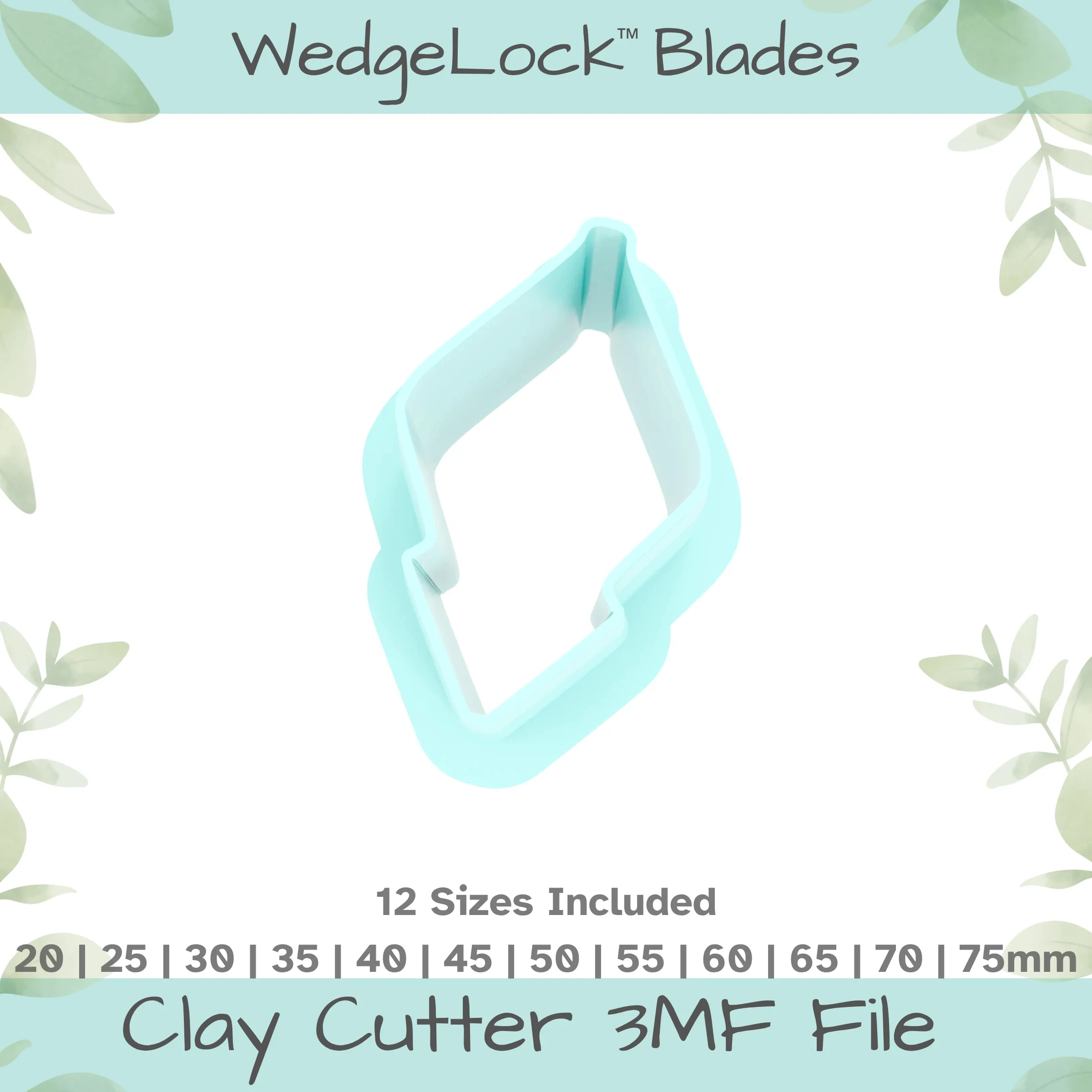 Ornament No. 40 Polymer Clay Cutter - 12 Sizes