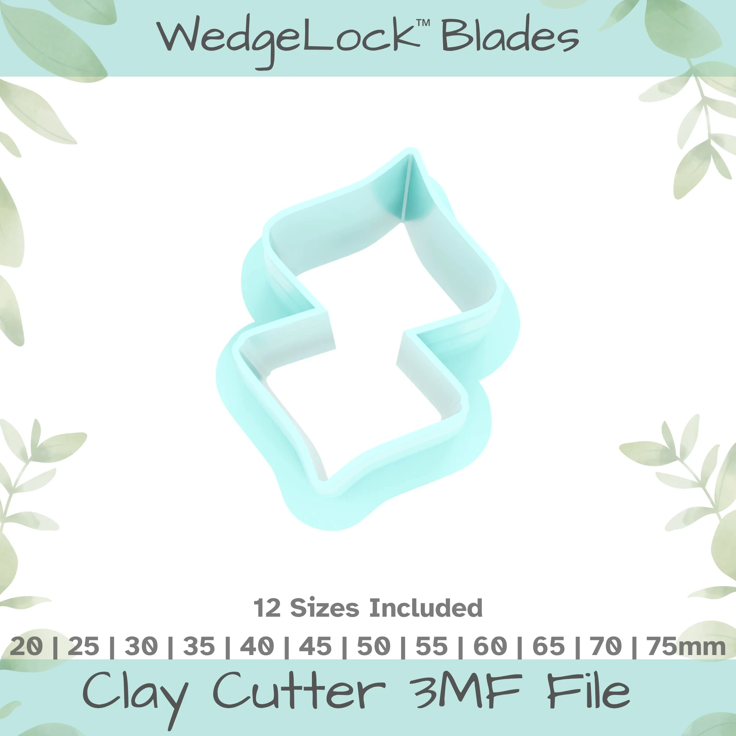 Ornament No. 42 Polymer Clay Cutter - 12 Sizes