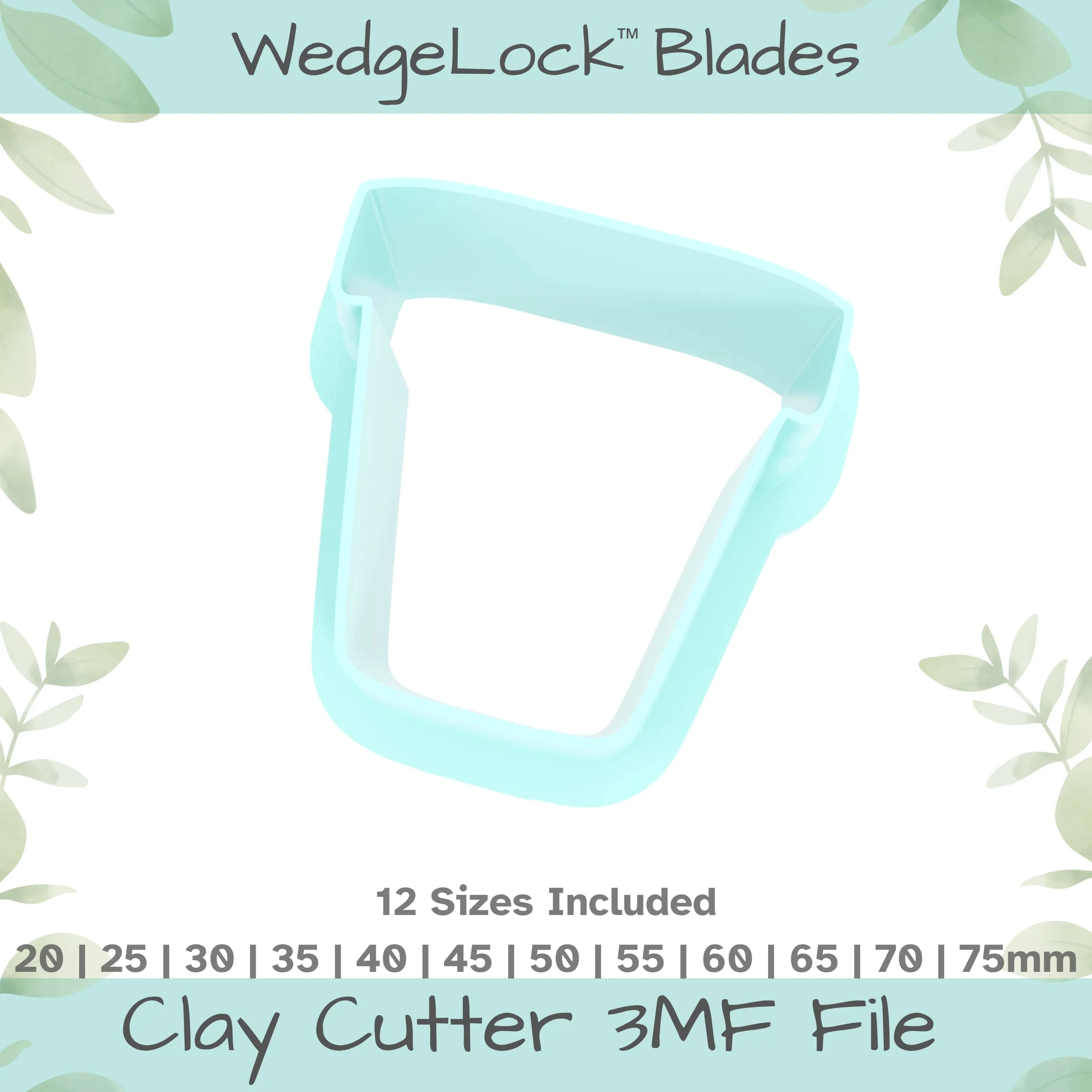 Pot No. 1 Polymer Clay Cutter - 12 Sizes