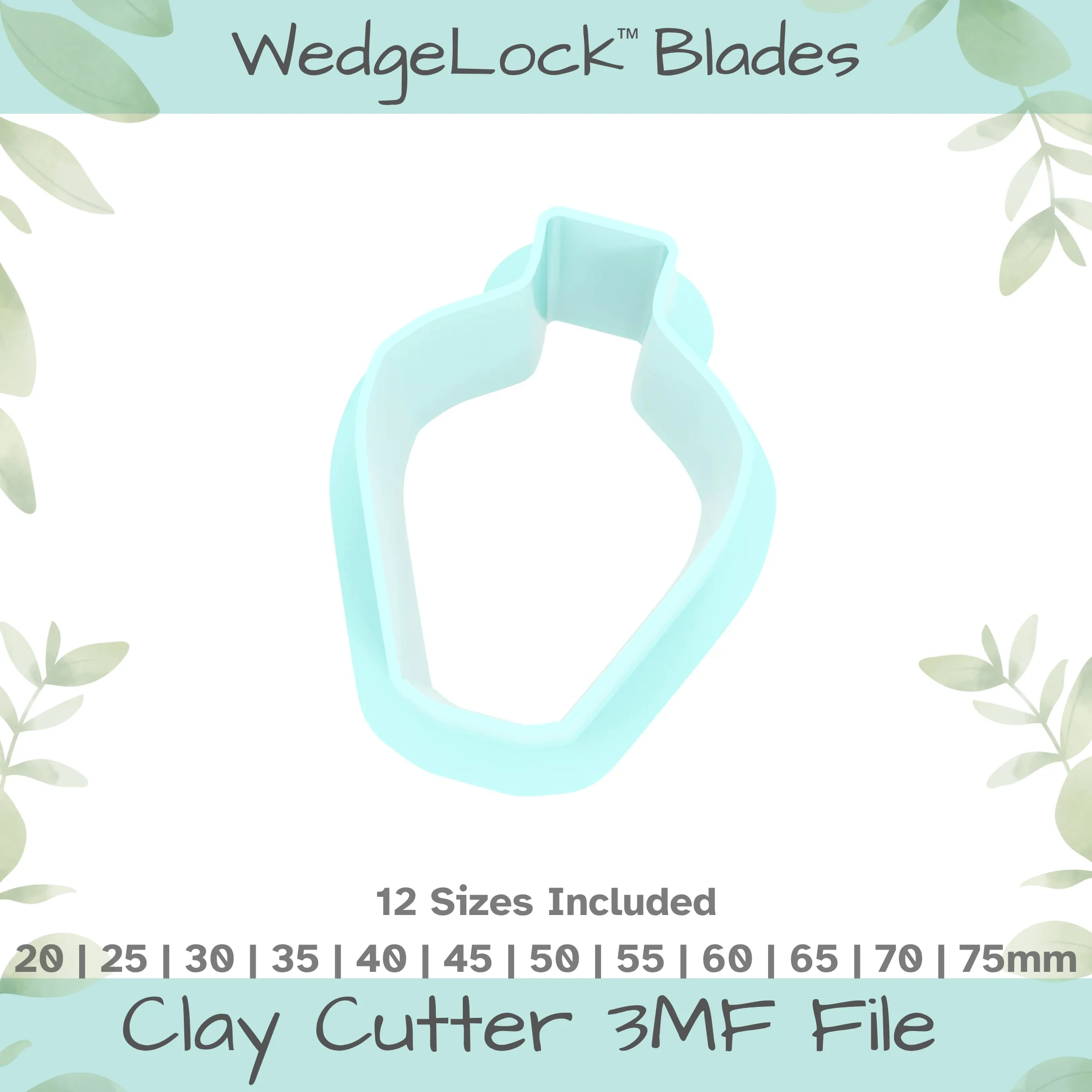 Vessel No. 1 Polymer Clay Cutter - 12 Sizes