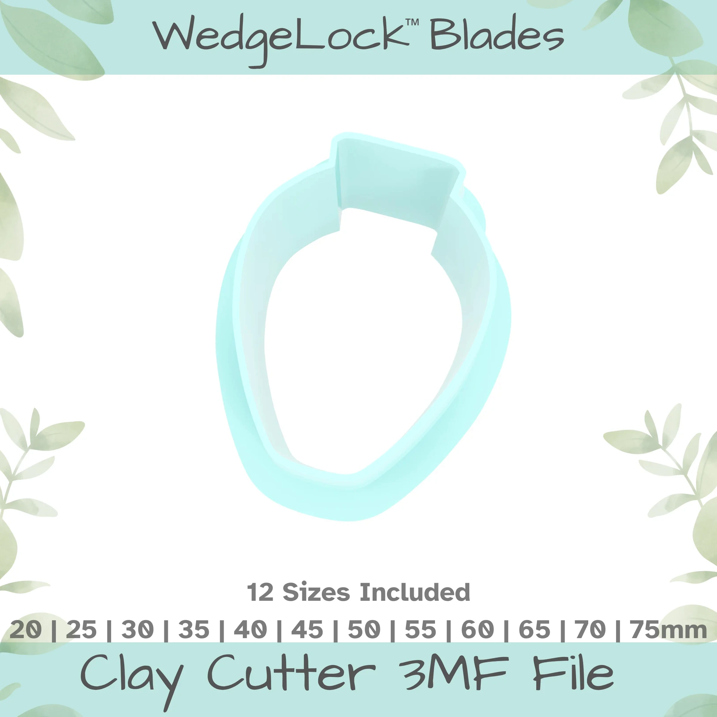 Vessel No. 3 Polymer Clay Cutter - 12 Sizes