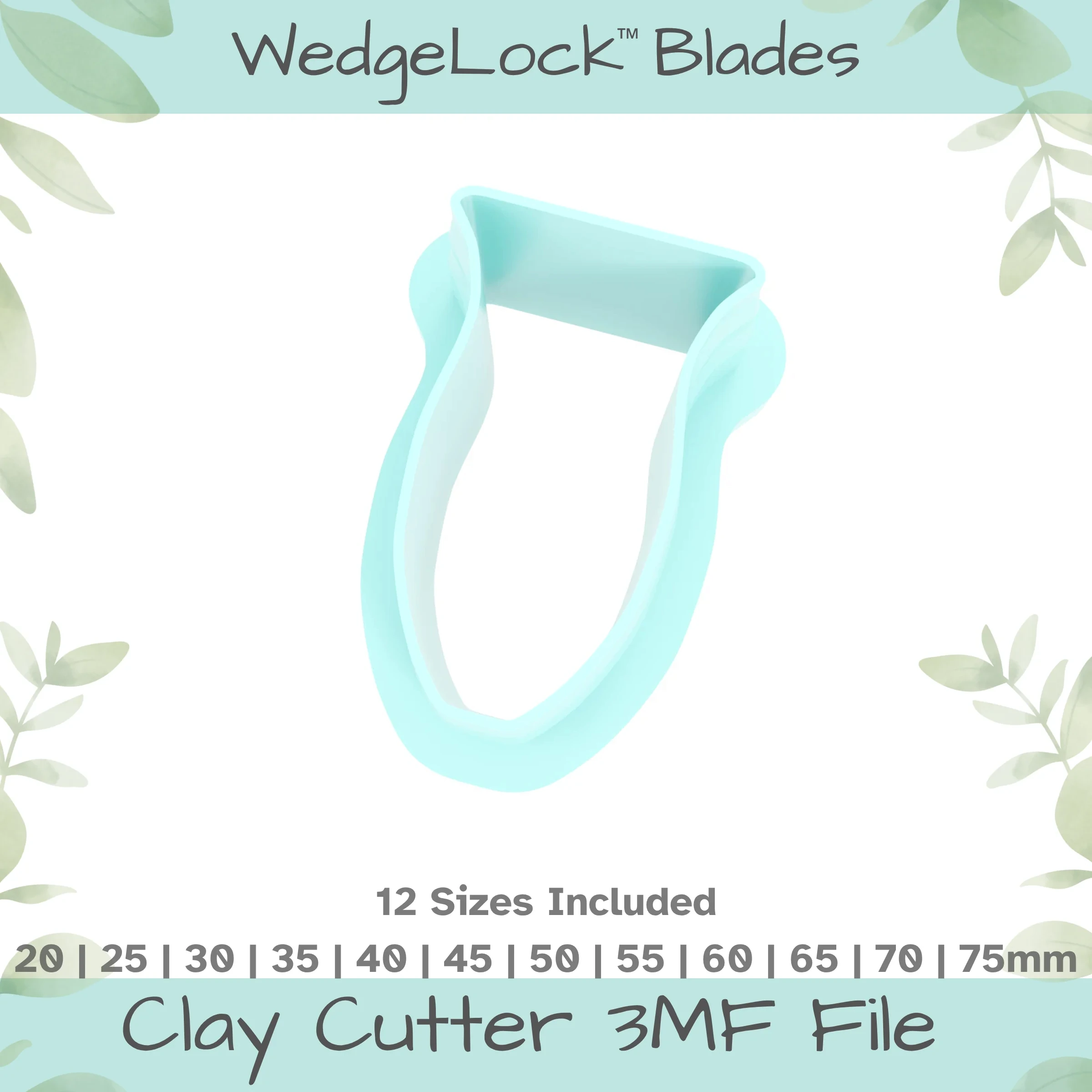 Vessel No. 17 Polymer Clay Cutter - 12 Sizes