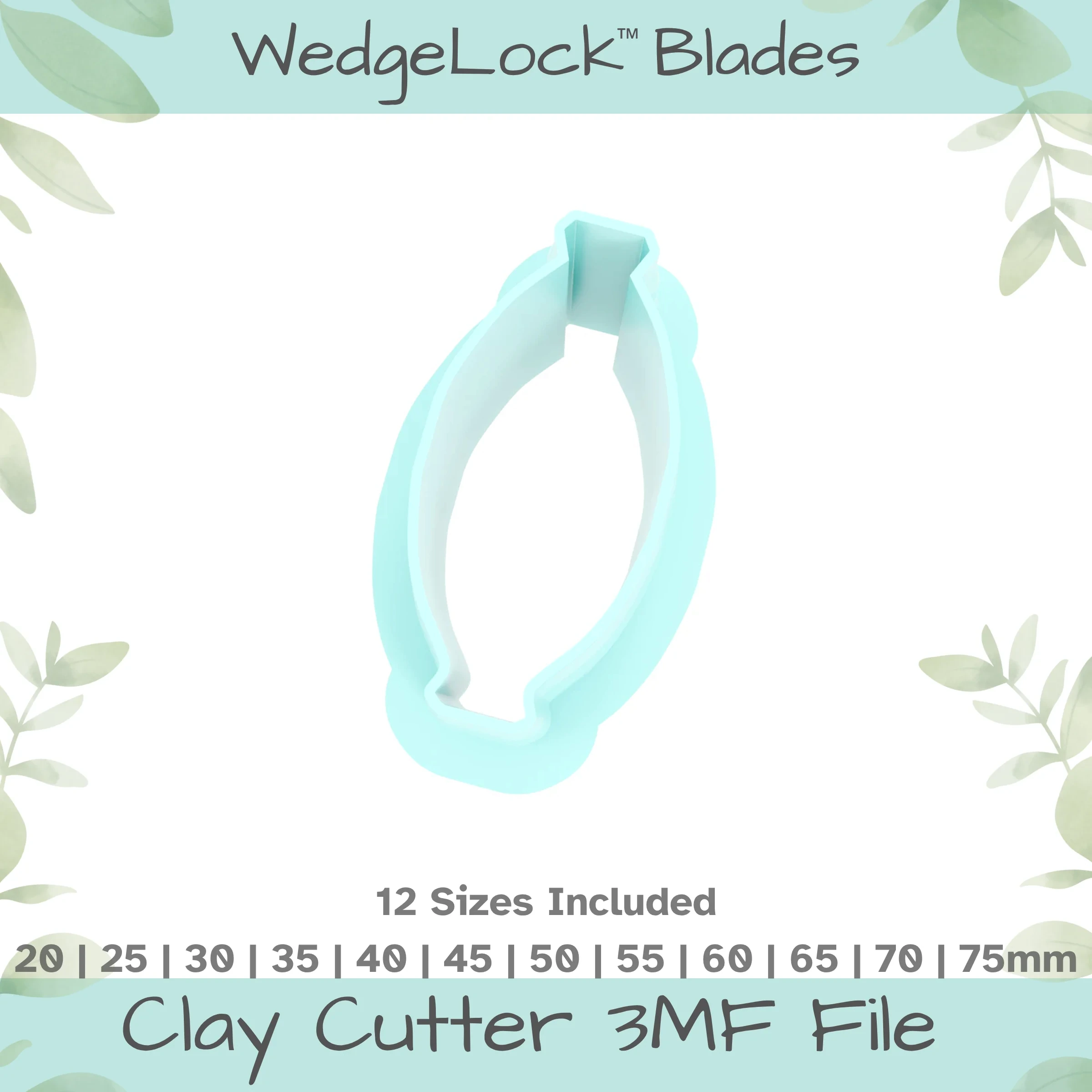 Vessel No. 24 Polymer Clay Cutter - 12 Sizes