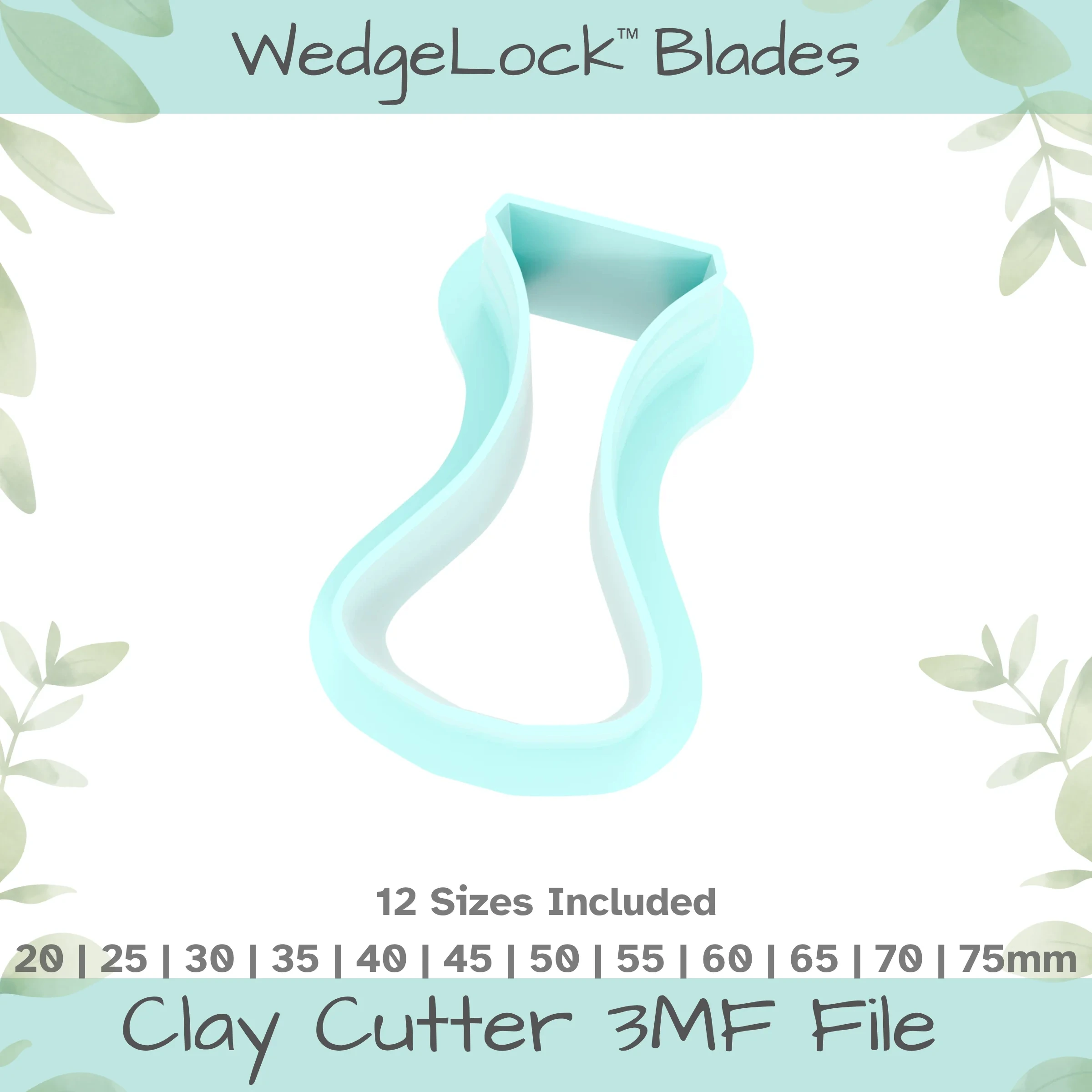 Vessel No. 28 Polymer Clay Cutter - 12 Sizes