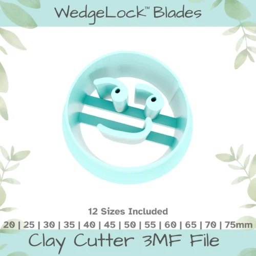 Emoji Hey Polymer Clay Cutter - 12 Sizes | 24 files, Standard & Thin Versions - Image 1