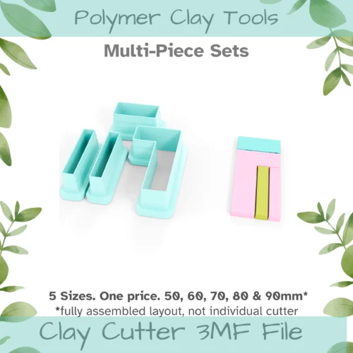Carwash Polymer Clay Cutter Set - 5 Sizes - Image 4