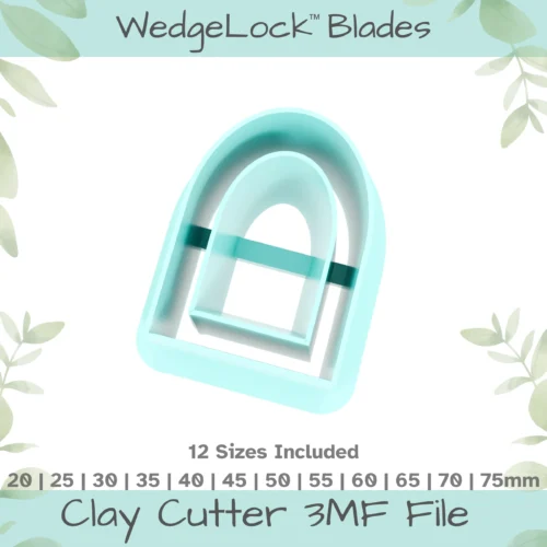 Arch Frame Polymer Clay Cutter - 12 Sizes | 24 files, Standard & Thin Versions - Image 1