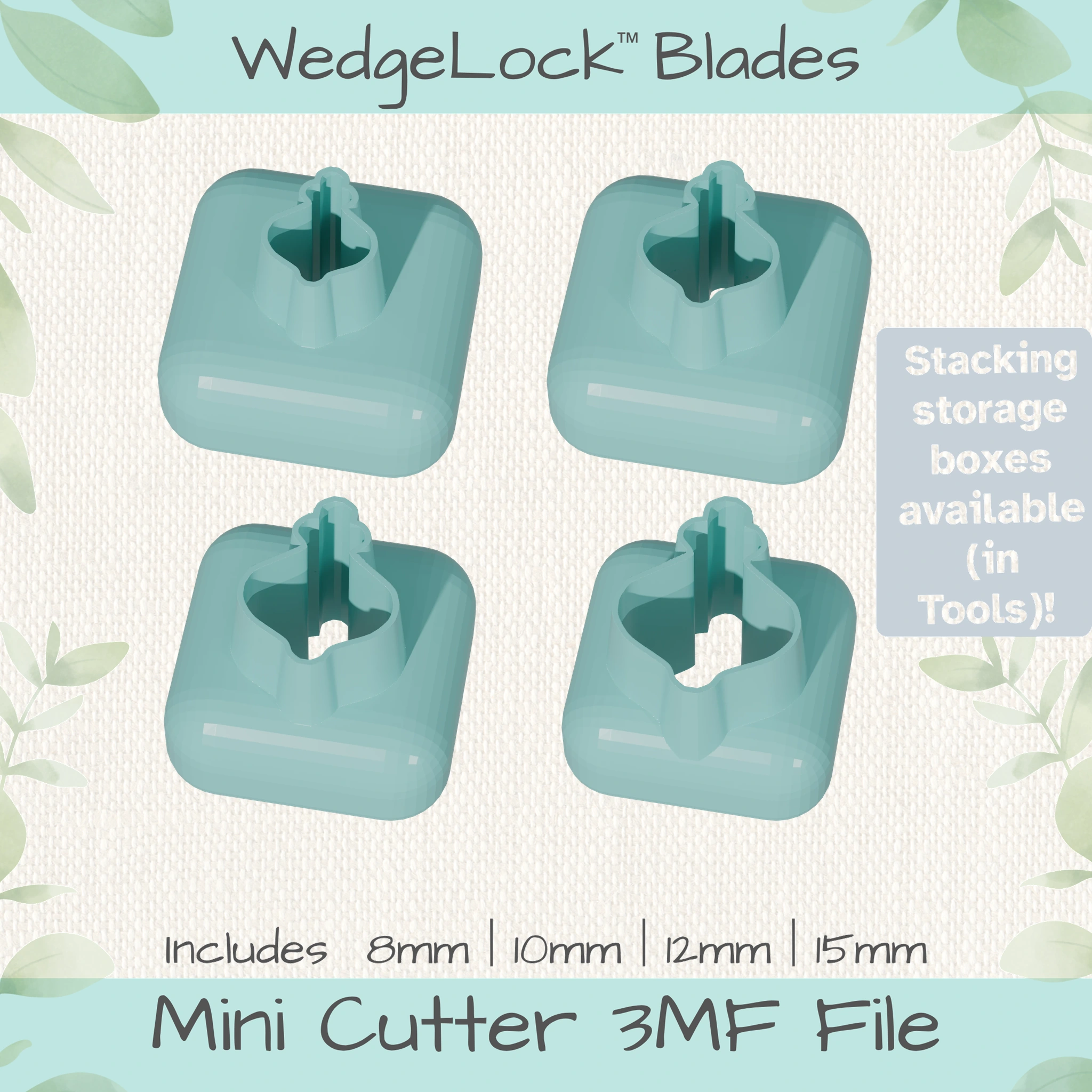 Finial No. 16 Mini Cutters - 4 Sizes