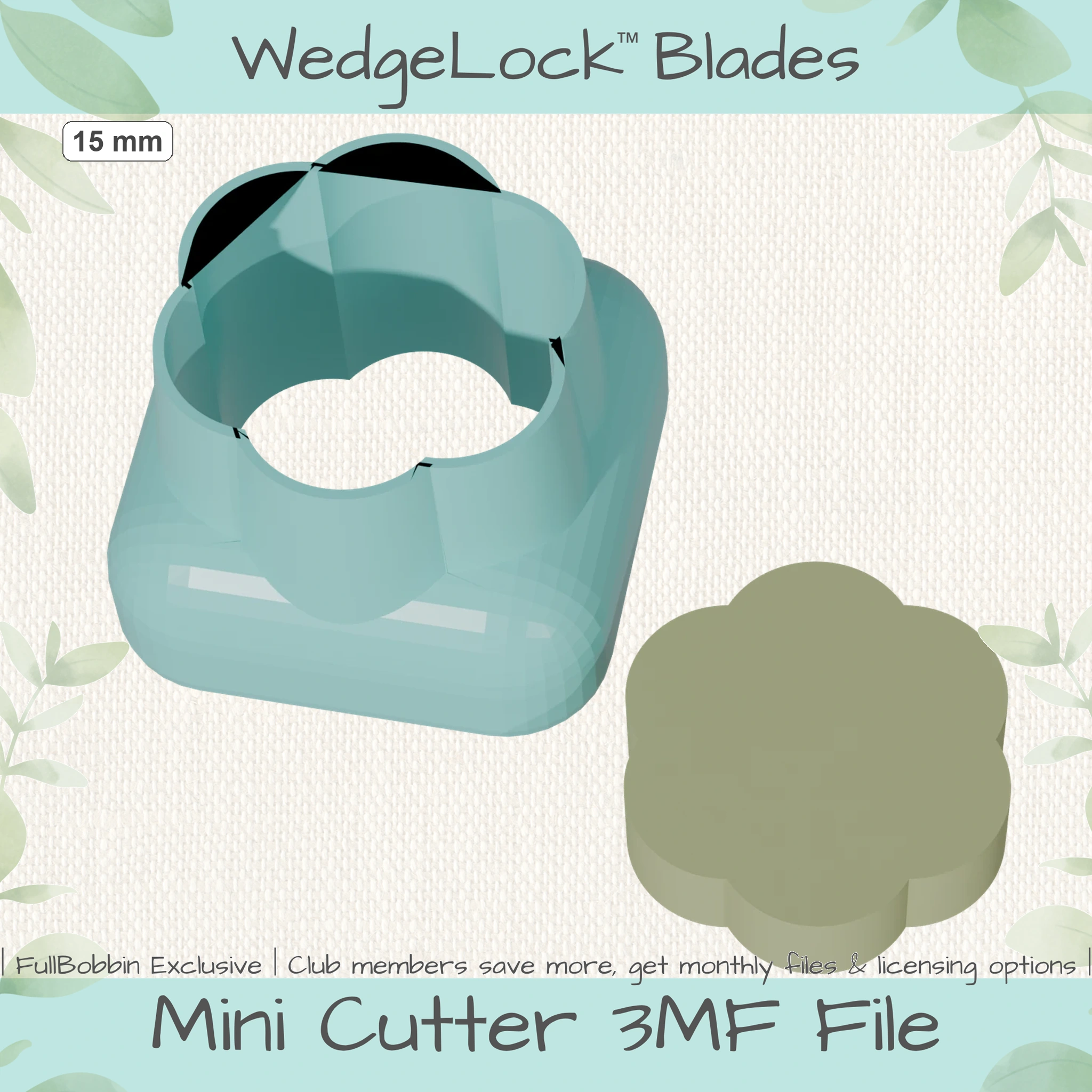 Flower6p No. 1 Mini Cutters - 4 Sizes