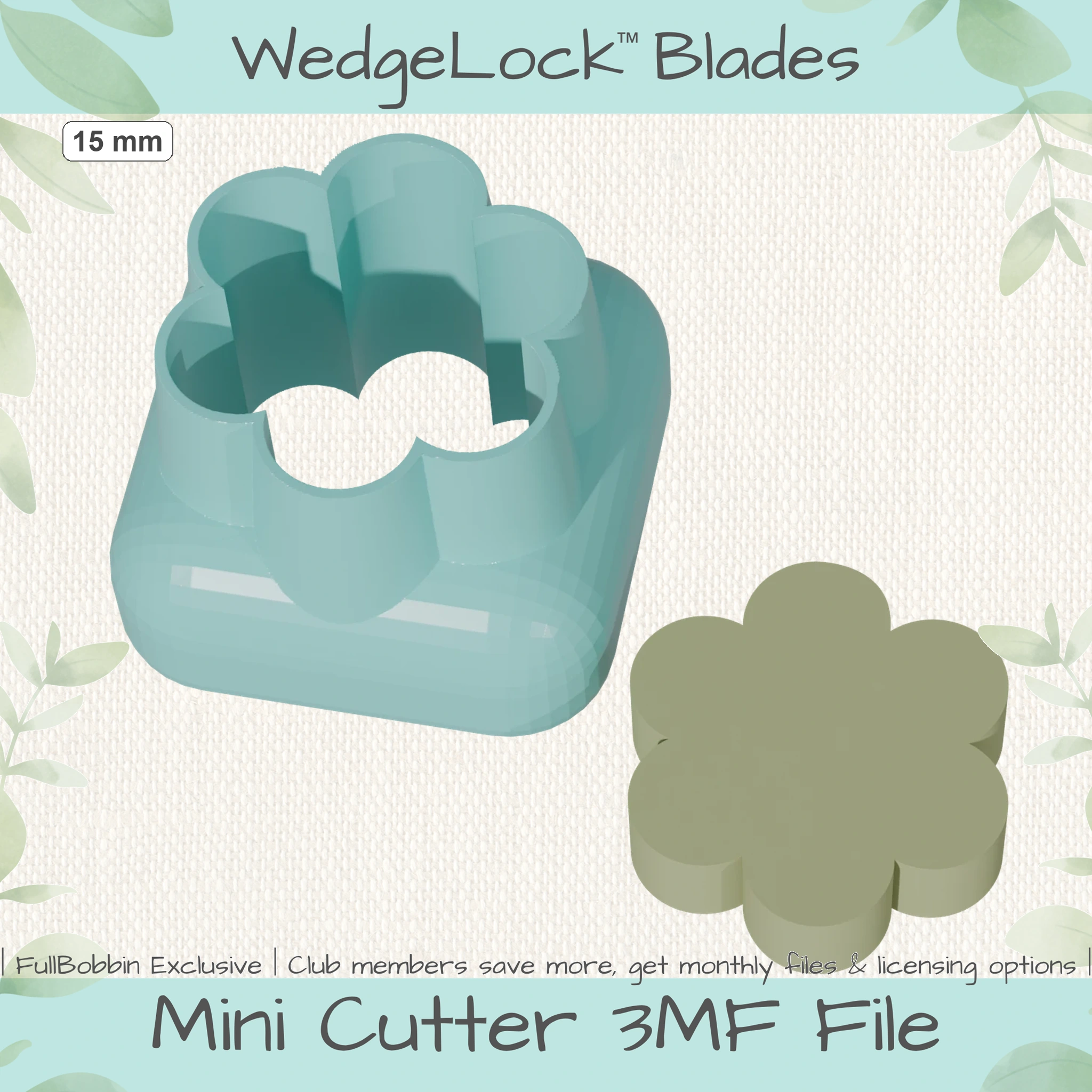 Flower6p No. 2 Mini Cutters - 4 Sizes