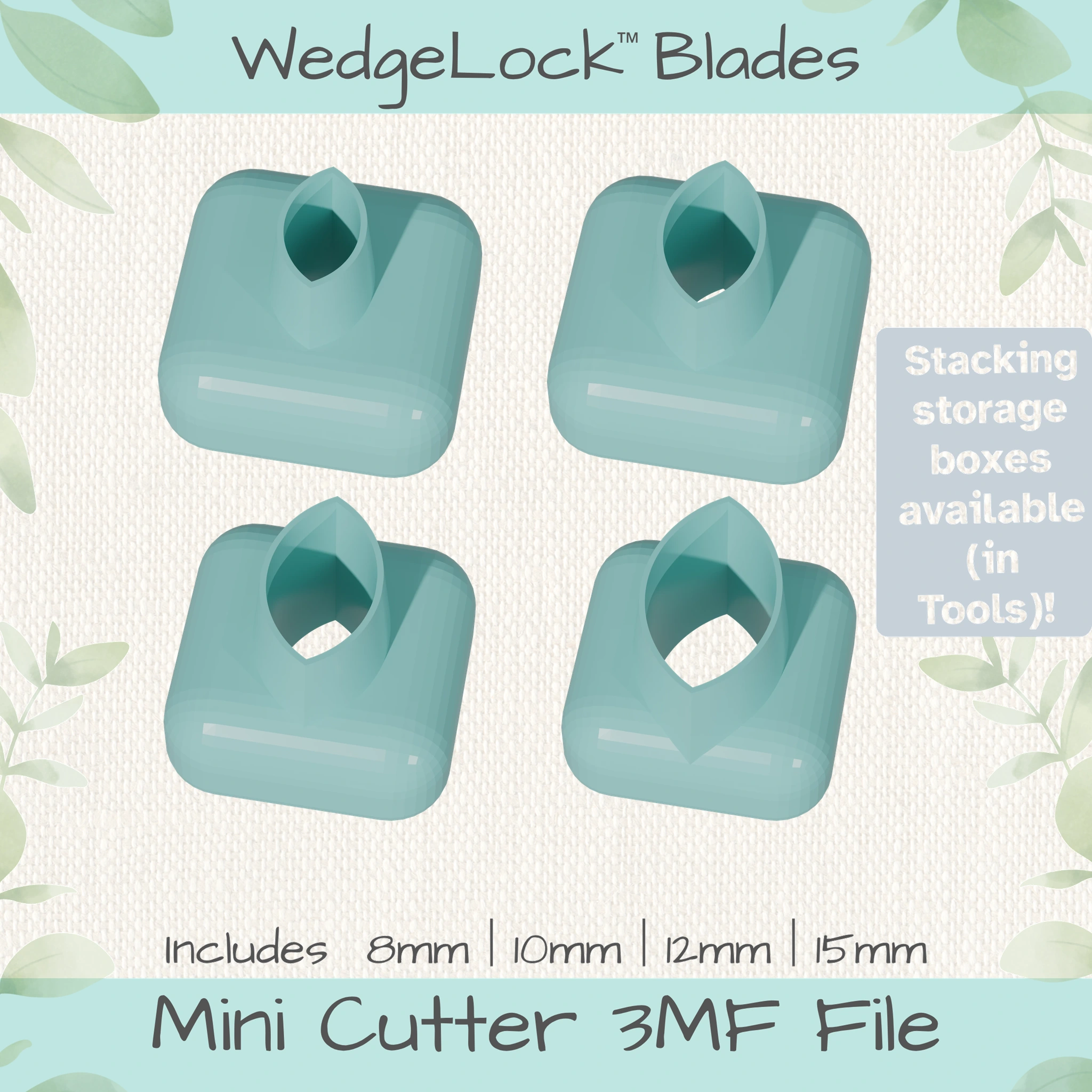 Leaf Mini Cutters - 4 Sizes