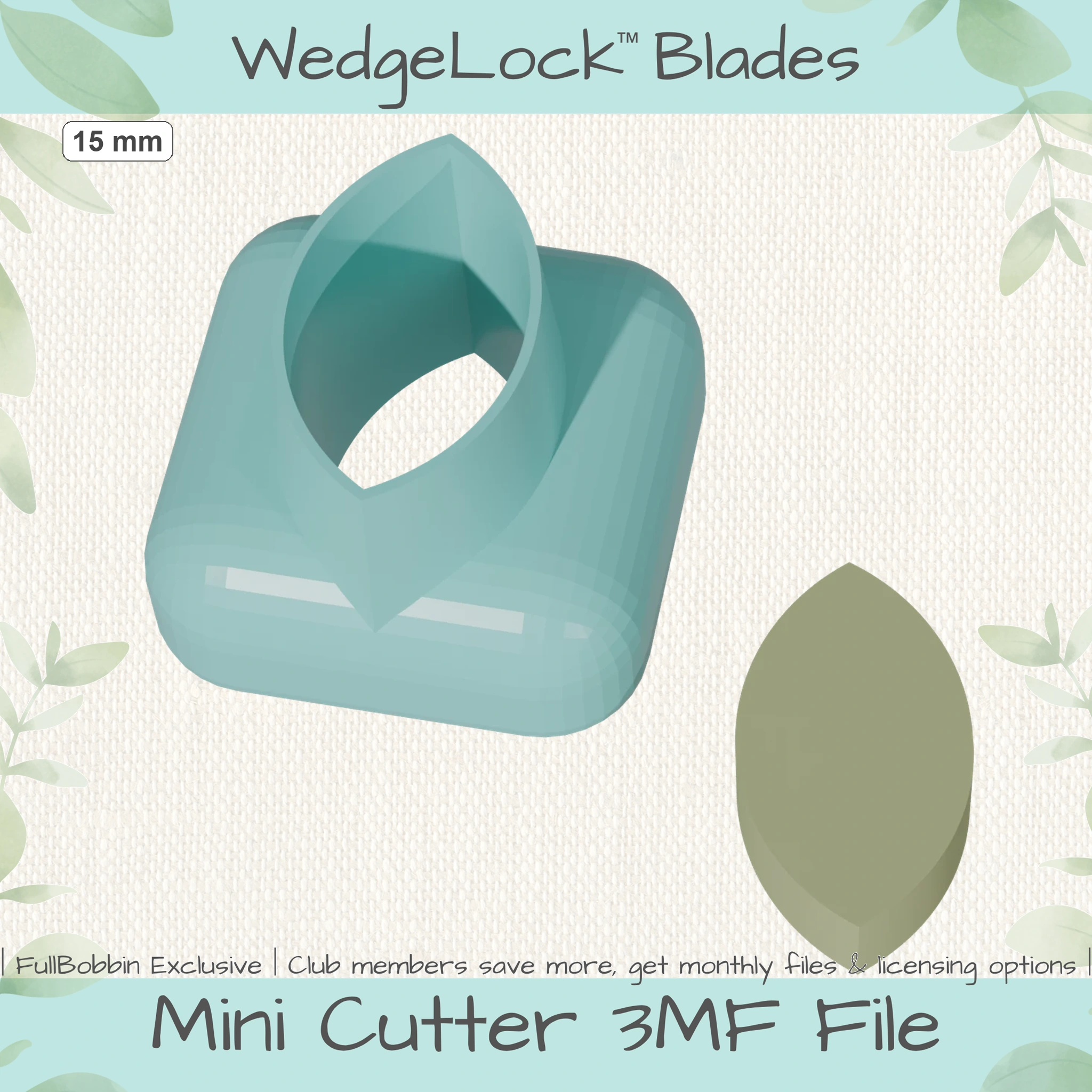 Leaf Mini Cutters - 4 Sizes