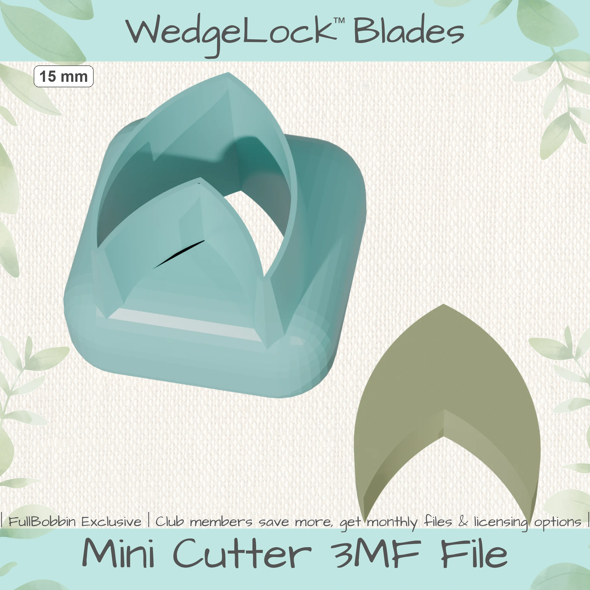 Mermaid-tail No. 1 Mini Cutters - 4 Sizes