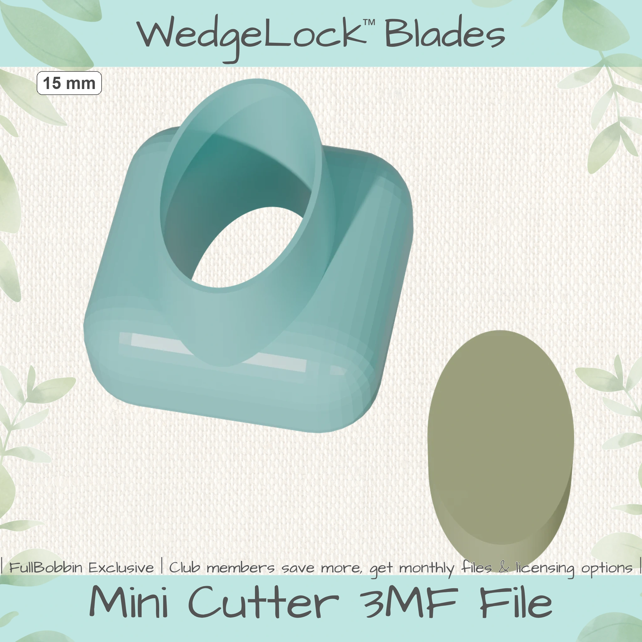 Oval Mini Cutters - 4 Sizes