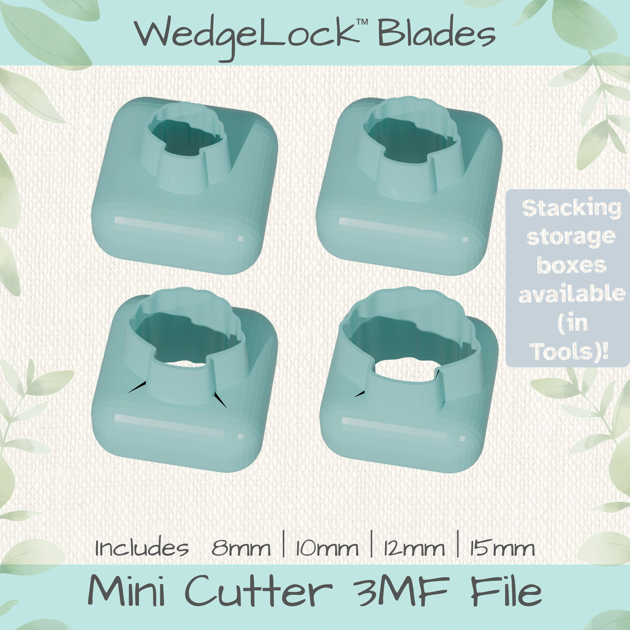 Scallop Mini Cutters - 4 Sizes