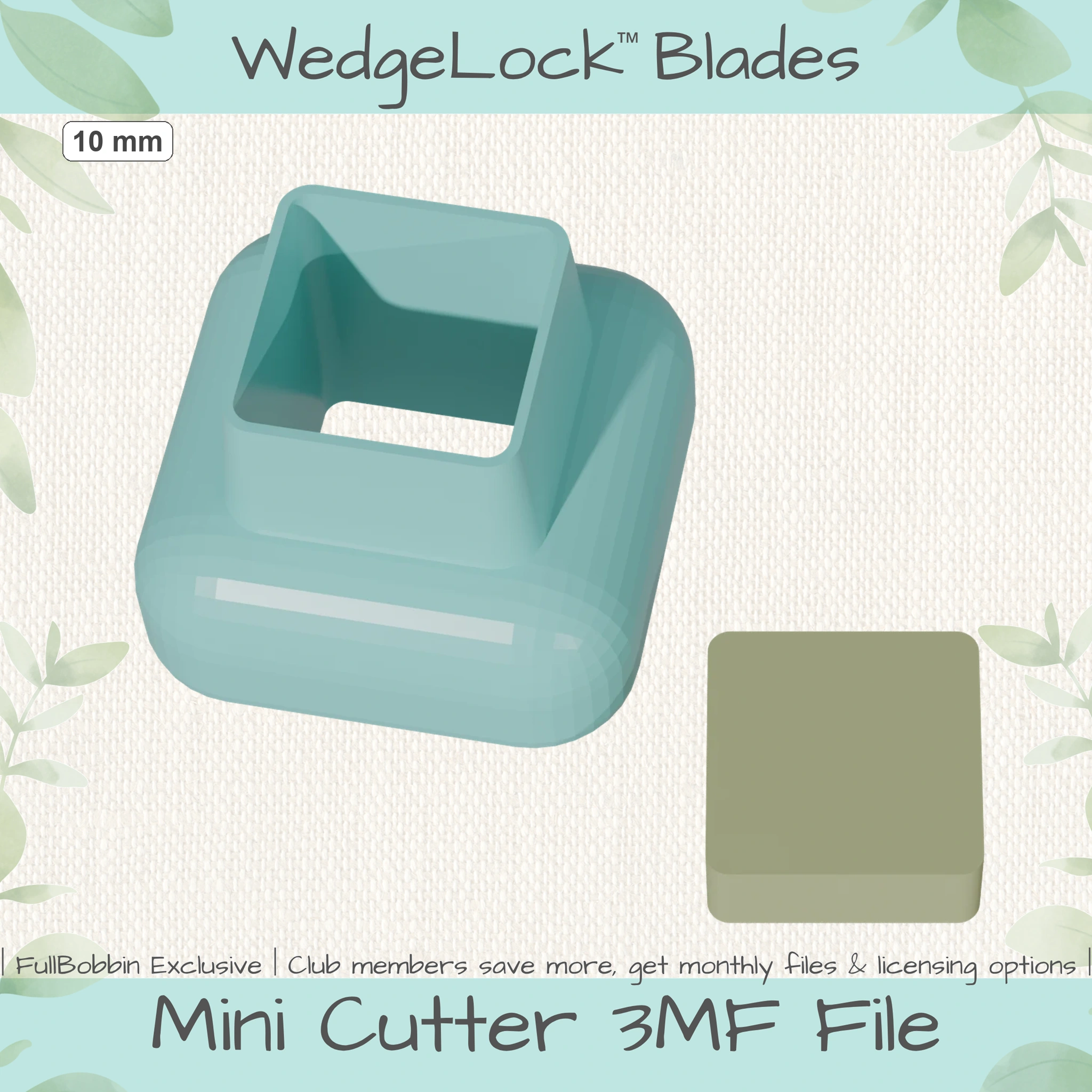 Square Mini Cutters - 4 Sizes