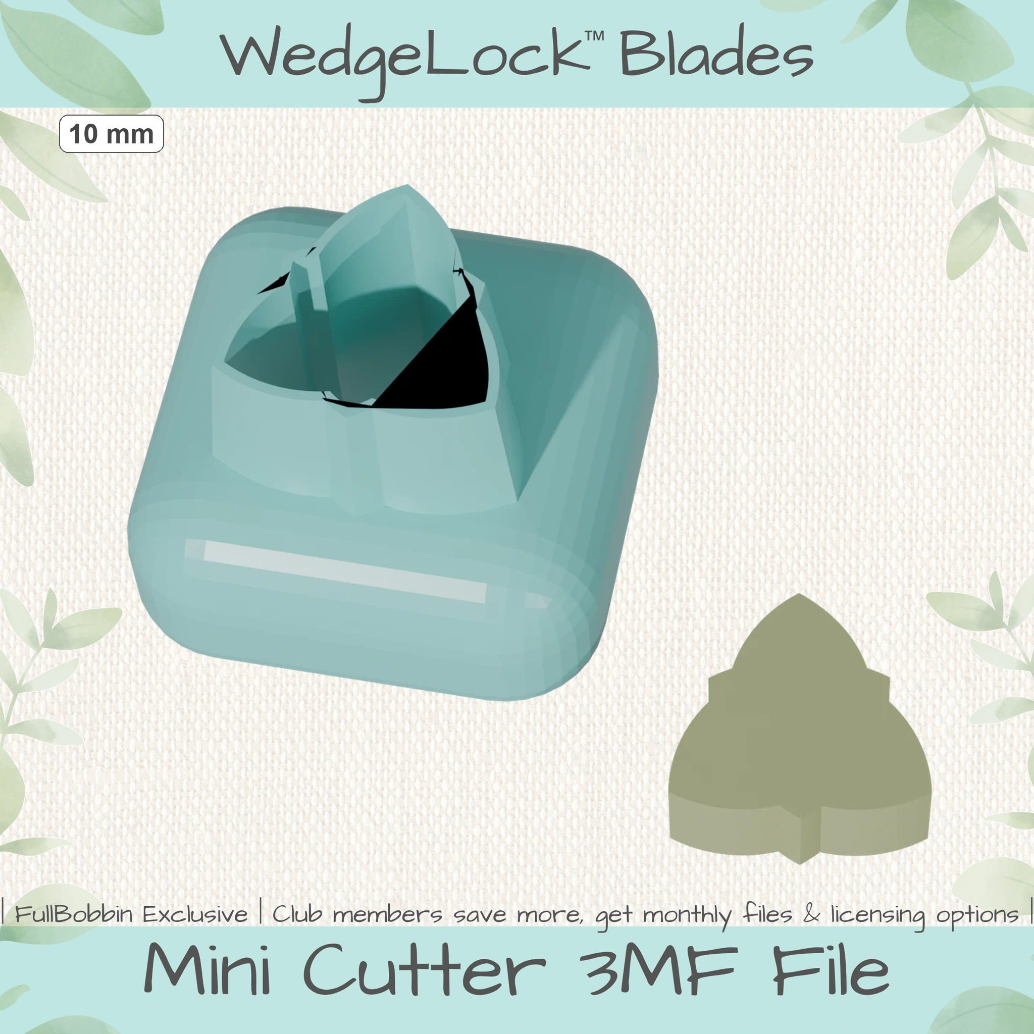Tri-deco Mini Cutters - 4 Sizes