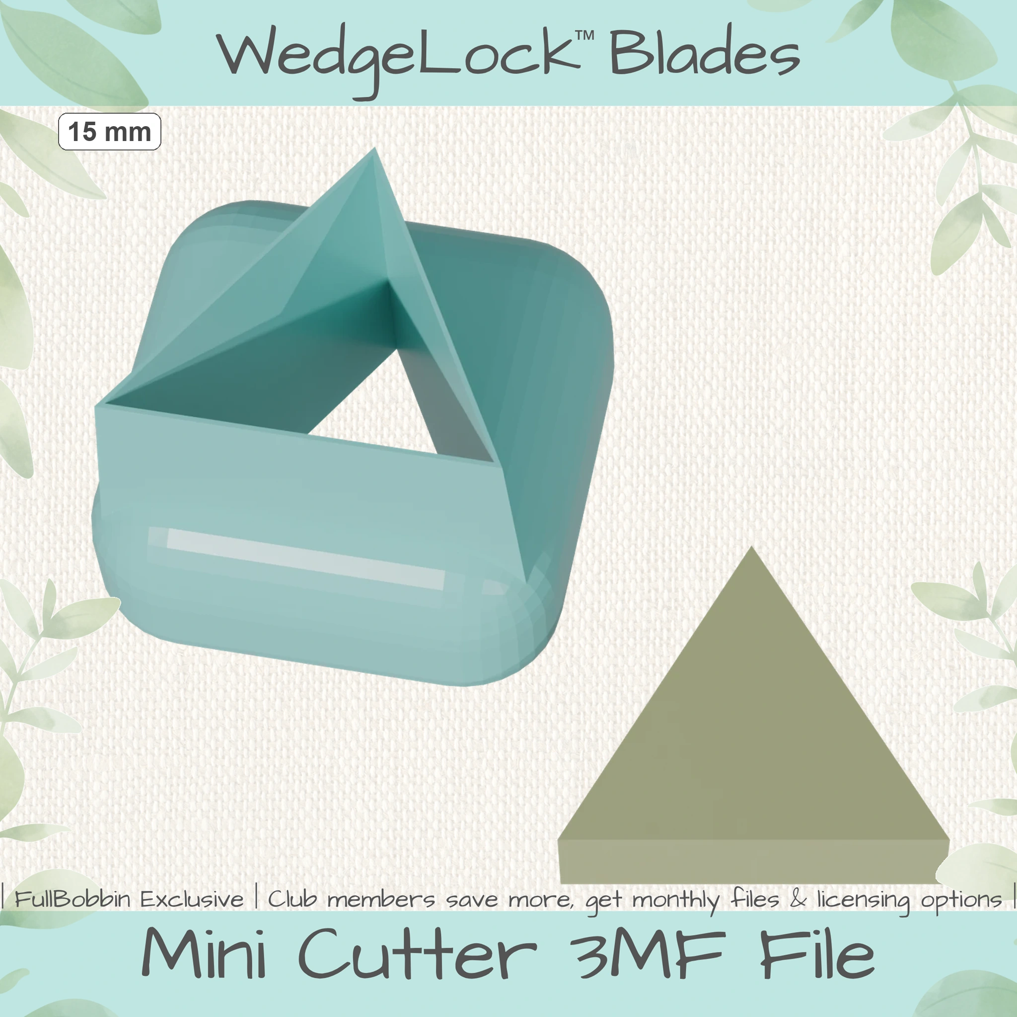 Triangle Mini Cutters - 4 Sizes