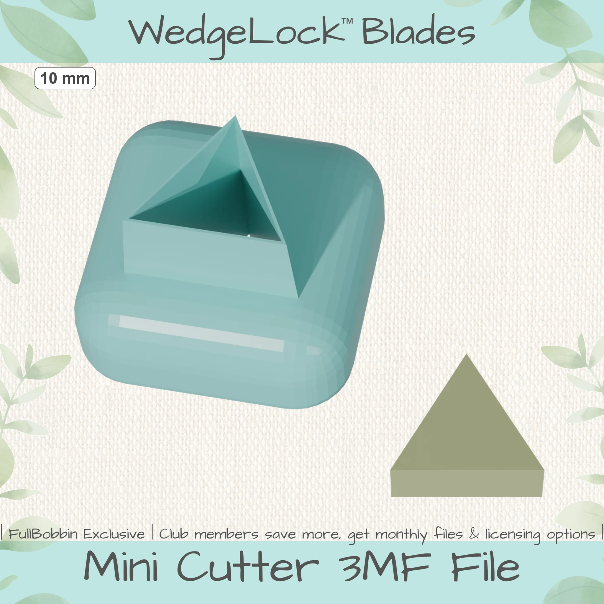 Triangle Mini Cutters - 4 Sizes