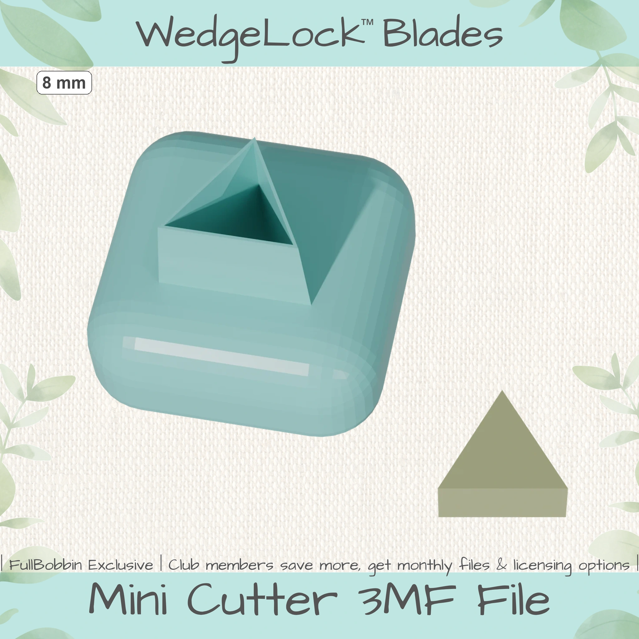 Triangle Mini Cutters - 4 Sizes