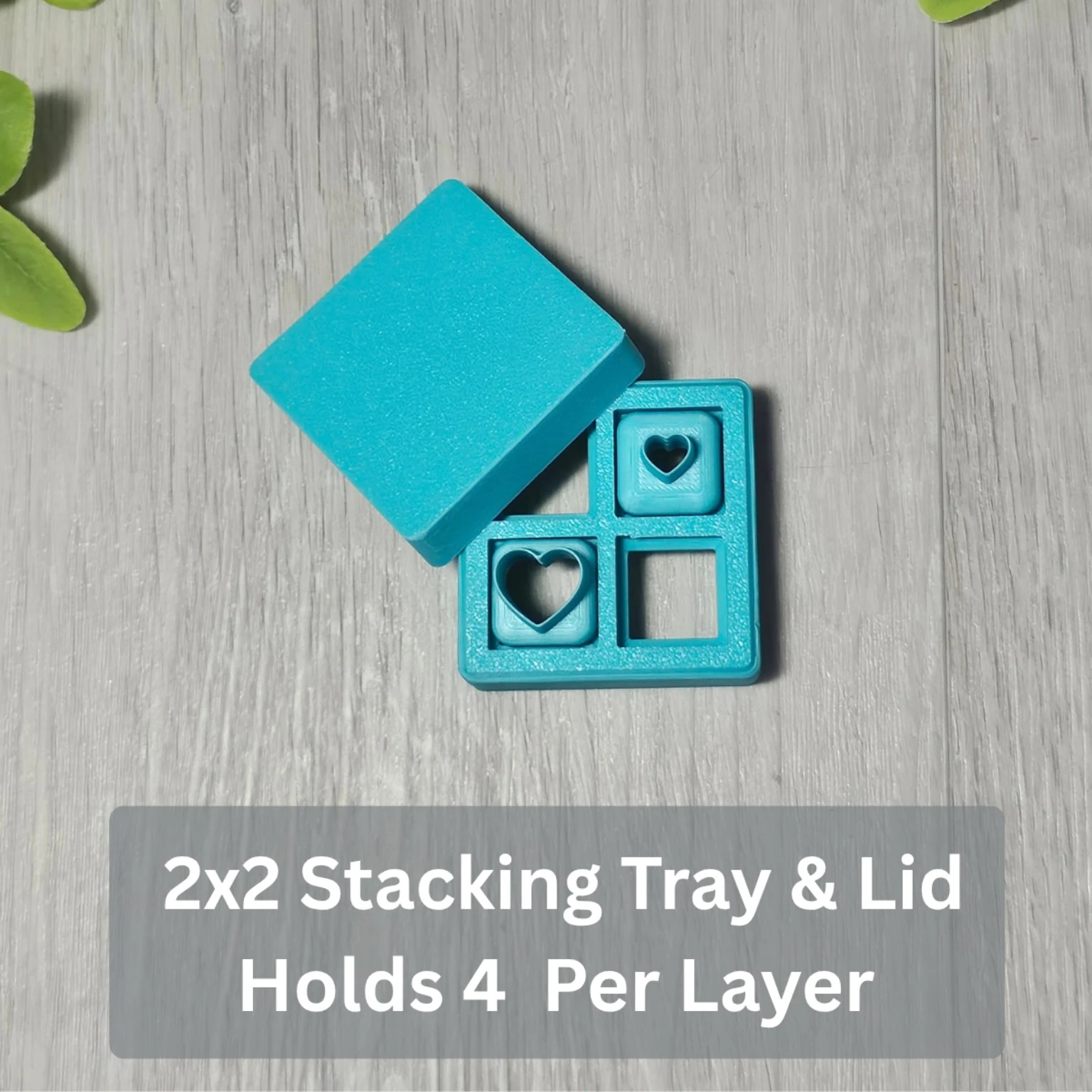 Mini Cutter Condos — Stackable Storage Trays & Lids