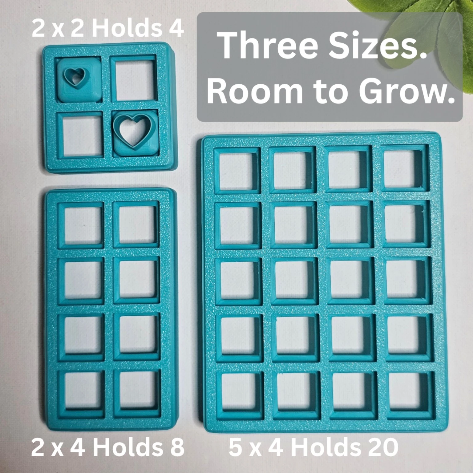 Mini Cutter Condos — Stackable Storage Trays & Lids