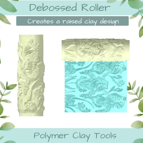 Iris Polymer Clay Texture Roller Duo - Image 2